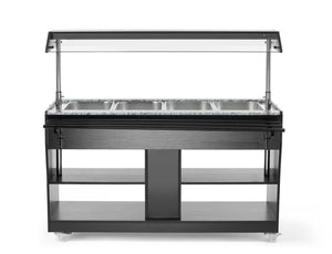 Warm buffet display, HENDI, GN 1/1, 1490L, 765x1490x(H)1370mm