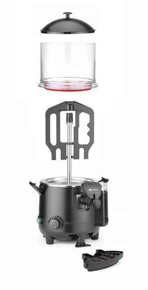 Warme chocolademelk dispenser, HENDI, 5L, 230V/1006W, 440x360x(H)471mm