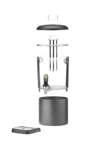 Juicer UNIQ, HENDI, designed by Robert Bronwasser, 4L, Zwart, 315x211x(H)431mm