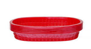 Serveermanden fastfoodstijl, HENDI, Rood, 6 st., 272x175x(H)38mm