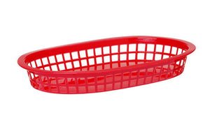 Serveermanden fastfoodstijl, HENDI, Rood, 6 st., 272x175x(H)38mm