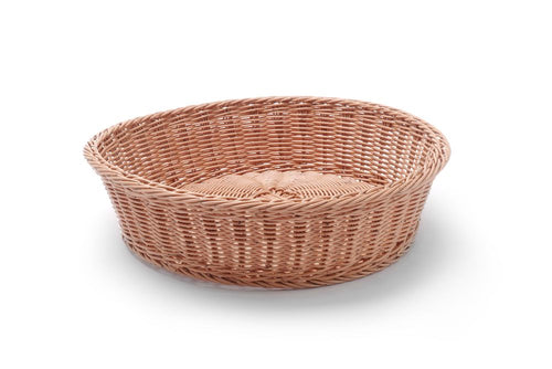 Broodmand rond, HENDI, Bruin, ⌀400x(H)90mm