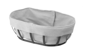 Broodmandje met zak, HENDI, ovaal, 250x160x(H)75mm