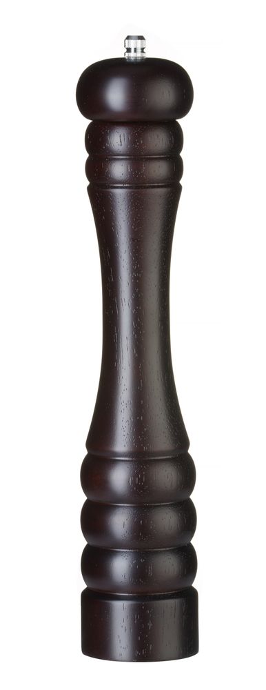 Houten zoutmolen, HENDI, Hout donker, ⌀60x(H)315mm