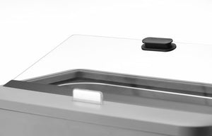 Chafing dish UNIQ, HENDI, designed by Robert Bronwasser, GN 1/1, Wit, 230V/700W, 607x402x(H)245mm