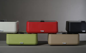 Chafing dish UNIQ, HENDI, designed by Robert Bronwasser, GN 1/1, Rood, 230V/700W, 607x402x(H)245mm