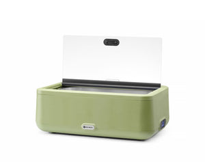 Chafing dish UNIQ, HENDI, designed by Robert Bronwasser, GN 1/1, Groen, 230V/700W, 607x402x(H)245mm