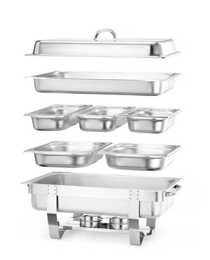 Chafing Dish Set, HENDI, Kitchen Line, 585x385x(H)315mm