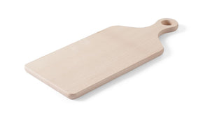 Snijplank met greep, HENDI, Hout licht, 390x160mm, Rechthoekig