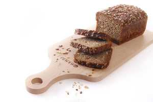 Snijplank met greep, HENDI, Hout licht, 390x160mm, Rechthoekig