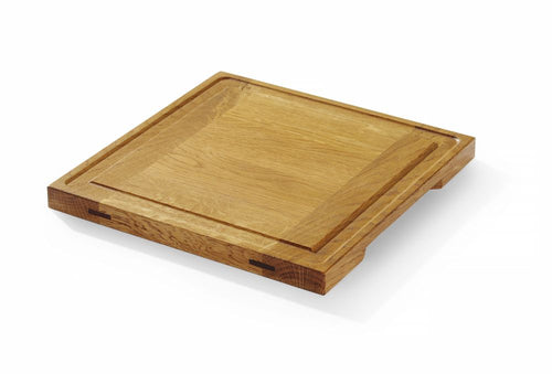 Eiken serveerplank, HENDI, 270x270x(H)20mm, Rechthoekig