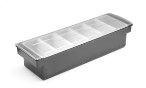 Ingrediëntenhouder – 6 containers, BarUp, 480x150x(H)100mm