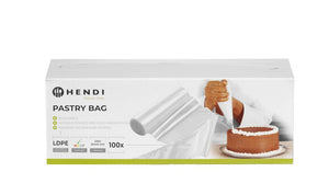 Spuitzakken, HENDI, transparant, 100 st., 445x220mm
