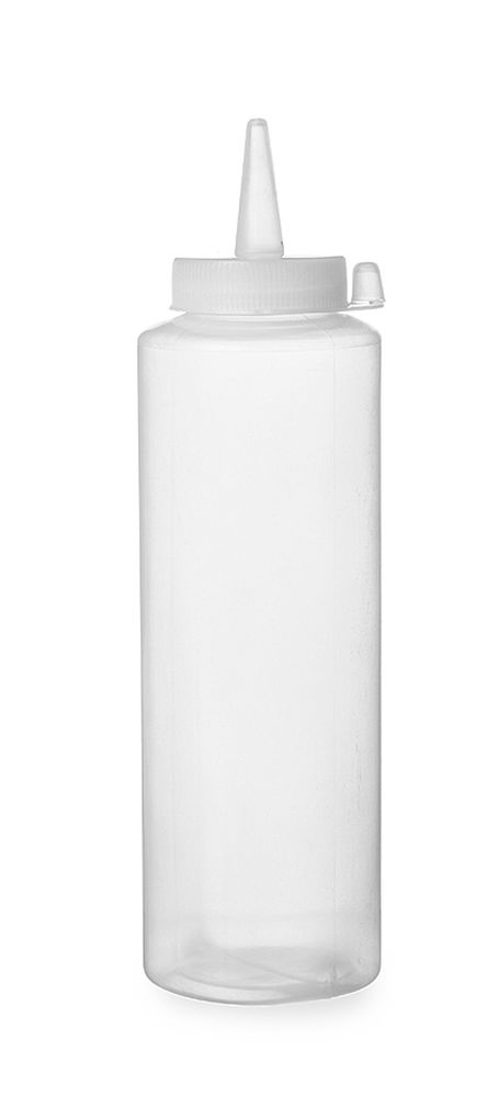 Doseer knijpfles, HENDI, 0,35L, Transparant, ⌀55x(H)205mm