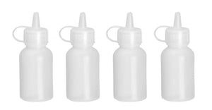 Mini saus dispenser - set van 4 stuks., HENDI, 0,03L, Transparant, ⌀30x(H)85mm
