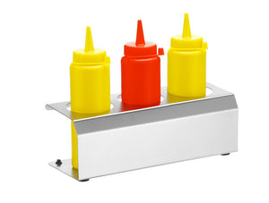 Saus standaard, HENDI, 3 gaten ø57 mm, 229x90x(H)78mm