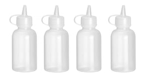 Mini saus dispenser - set van 4 stuks., HENDI, 0,05L, Transparant, ⌀35x(H)100mm