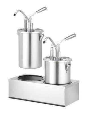 Sauspomp roestvast staal set 2 stuks, HENDI, 9L, 500x235x(H)360mm