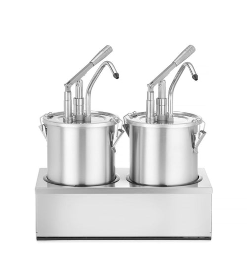 Sauspomp roestvast staal set 2 stuks, HENDI, 9L, 500x235x(H)360mm