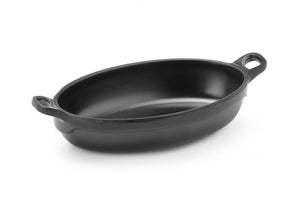 Mini ovale pan Little Chef, HENDI, Little Chef, Zwart, 155x80x(H)37mm