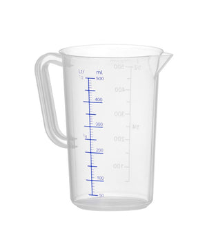 Maatbeker polypropyleen, HENDI, Kitchen Line, 0,5L, ⌀90x(H)140mm