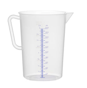 Maatbeker polypropyleen, HENDI, Kitchen Line, 2L, ⌀140x(H)215mm