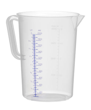 Maatbeker polypropyleen, HENDI, Kitchen Line, 2L, ⌀140x(H)215mm