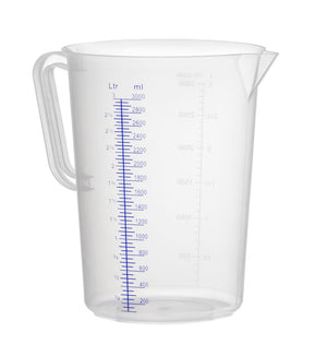Maatbeker polypropyleen, HENDI, Kitchen Line, 3L, ⌀160x(H)240mm