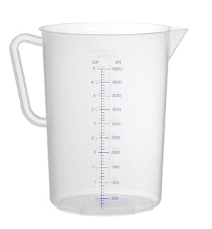 Maatbeker polypropyleen, HENDI, Kitchen Line, 5L, ⌀190x(H)270mm