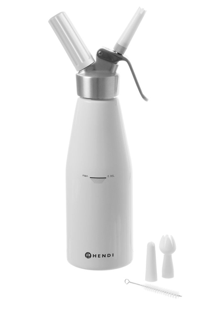 Slagroomapparaat, HENDI, Kitchen Line, 0,95L, ⌀95x(H)320mm