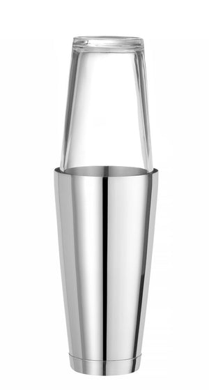 Boston shaker, BarUp, 0,8L, Zilver, ⌀90x(H)175mm