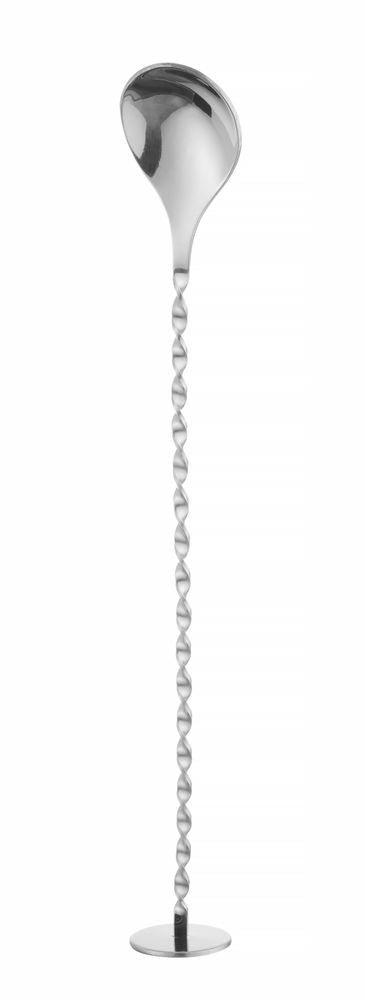 Barlepel met stamper, BarUp, Zilver, 280x35mm