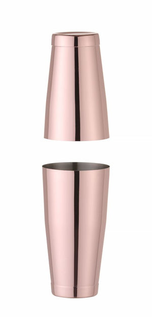 Tin-on-Tin Boston shaker, BarUp, 0,8L, Koper, ⌀90mm