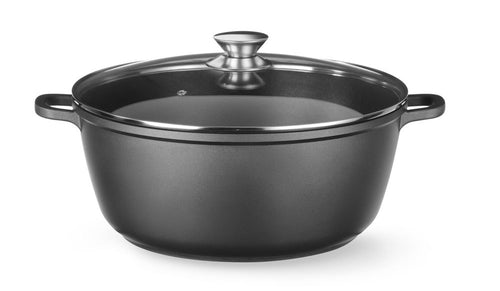 Braadpan met antiaanbaklaag, HENDI, 7L, Zwart, 367x290x(H)122mm