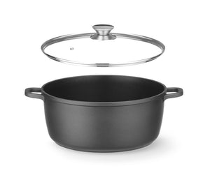 Braadpan met antiaanbaklaag, HENDI, 9L, Zwart, 405x332x(H)138mm