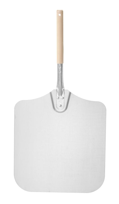 Pizzaschep vierkant met korte handgreep, HENDI, 355x710mm