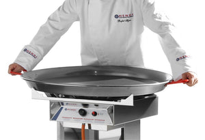 Paellapan, HENDI, Geschikt voor 'Fiësta' gas grill 146002, ⌀600x(H)55mm