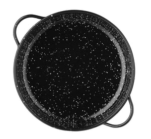 Braadpan, geëmailleerd, HENDI, Zwart, ⌀200x(H)45mm, Rond