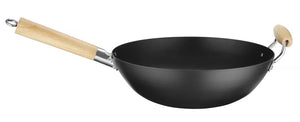Wok met houten handvat, HENDI, ⌀324x565mm