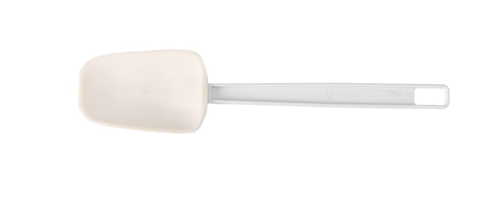 Schraper, lepelvormig, HENDI, Kitchen Line, Wit, 254x57mm