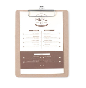 Menu klembord, HENDI, 185x245mm