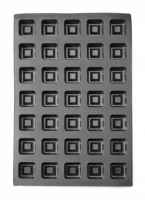 Siliconen bakvorm SQUARE, HENDI, 570x375x(H)25mm, Vierkant