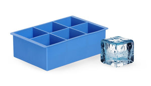 IJsblokjesvorm kubus XL, BarUp, Blauw, 170x110x(H)52mm