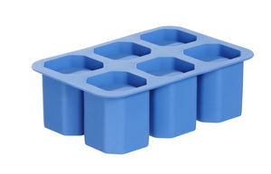 IJs shotglazen vorm, BarUp, Blauw, 125x190x(H)60mm