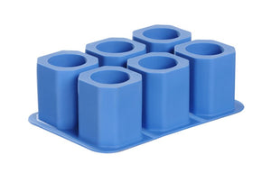IJs shotglazen vorm, BarUp, Blauw, 125x190x(H)60mm