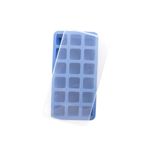 IJsblokjesvorm met deksel, BarUp, Blauw, 217x114x(H)30mm