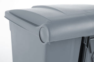 Pedaalemmer, AmerBox, 68L, Lichtgrijs, 490x410x(H)660mm