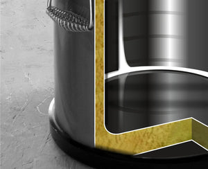 Geïsoleerde draagbare container, HENDI, Profi Line, 20L, ⌀330x(H)360mm