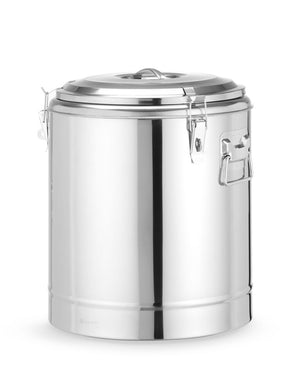 Geïsoleerde draagbare container, HENDI, Kitchen Line, 36L, Zilver, ⌀400x(H)500mm