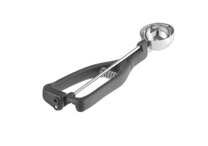 Portioneerlepel voor linkshandigen, Stöckel, 1/30, Zwart, ⌀49mm